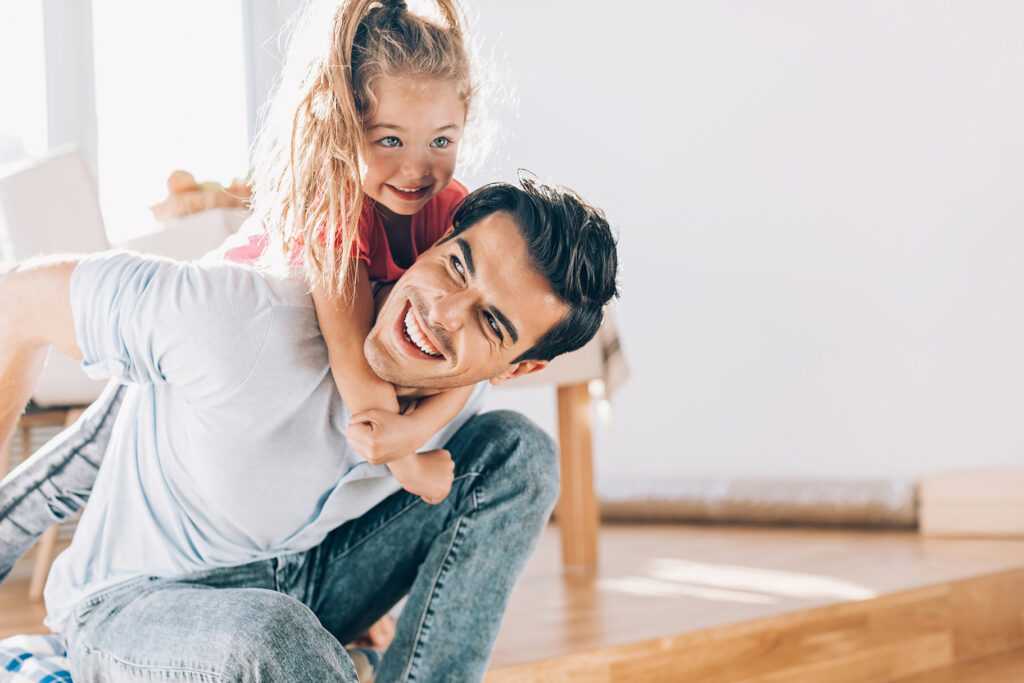 happy family after calling emergency electrician